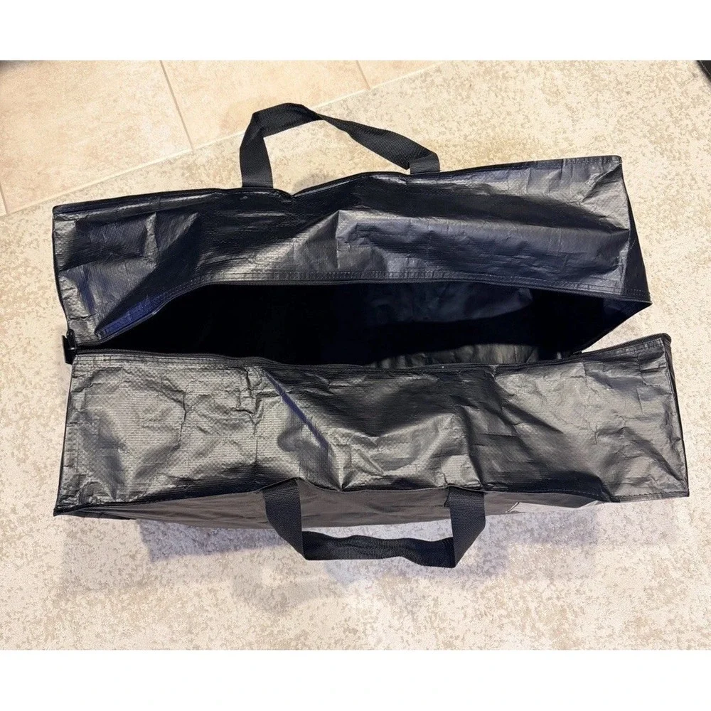 Hefty Moving Bag – Extra Large Double Zipper Backpack – Bag, Black